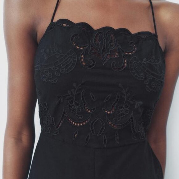 Zara EMBROIDERED DRESS ZW COLLECTION - Picture 5 of 11